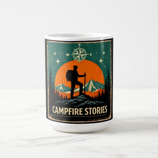Mug Campfire Stories – Night Fire Nature Memory (Centre)