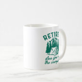 Mug Camping à la retraite (Devant droit)
