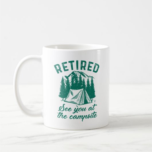 Mug Camping à la retraite (Gauche)