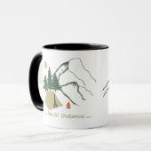 Mug Camping amusant (Devant gauche)