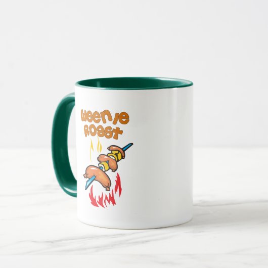 Mug Camping amusant (Devant gauche)