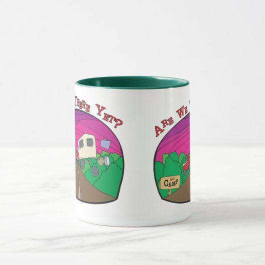 Mug Camping amusant (Centre)