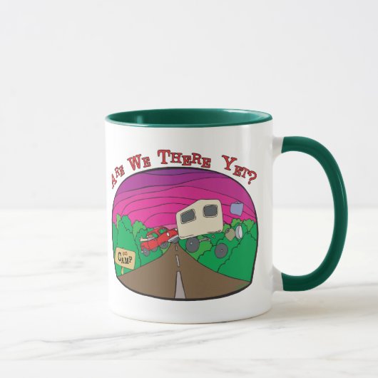 Mug Camping amusant (Droite)
