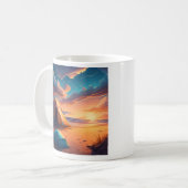 Mug Camping au lever du soleil (Devant gauche)