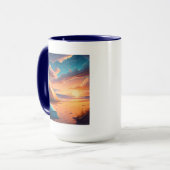 Mug Camping au lever du soleil (Devant gauche)