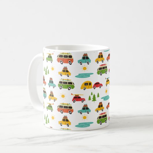 Mug Camping Aventure Caravan (Devant gauche)