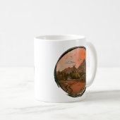 Mug Camping Aventure Nature Paysage (Devant droit)