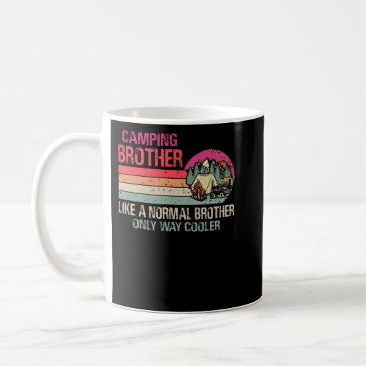 Mug Camping Brother Comme Un Frère Normal Seulement Wa (Gauche)