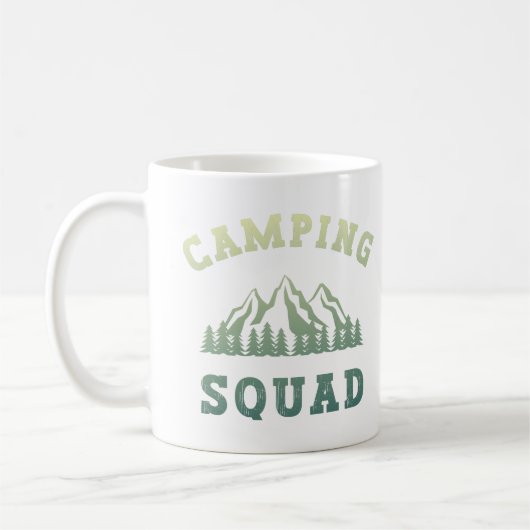 Mug Camping Camping Camping Montagnes Extérieur (Gauche)