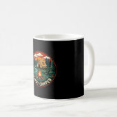 Mug Camping-car heureux cherche aventure camping feu d (Devant droit)
