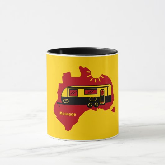 Mug Camping Caravan australien (Centre)