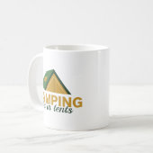 Mug Camping C'est Dans Des Tentes (Devant gauche)