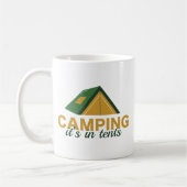 Mug Camping C'est Dans Des Tentes (Gauche)