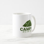 Mug Camping C'est dans les tentes (Devant droit)