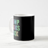 Mug Camping Cooks Rocks Funny Camping Chef Crew Campsi (Devant gauche)