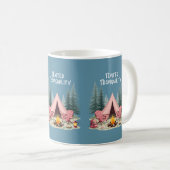 Mug Camping Cosy Tente de Glamping Esthétique & Feu de (Devant droit)