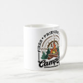 Mug Camping Crew Fries Amis Boissons (Devant droit)