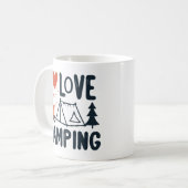 Mug Camping Cute I Love (Devant gauche)