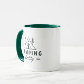 Mug Camping daddy dad forest camper funny father (Devant gauche)
