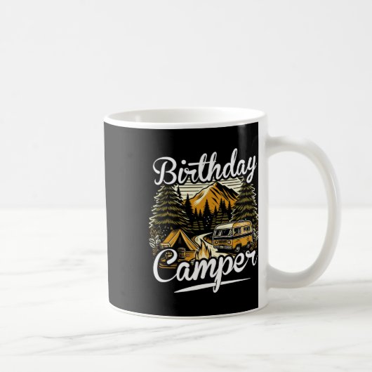 Mug Camping d'anniversaire (Droite)