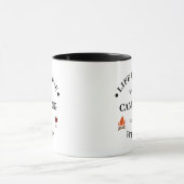 Mug Camping de fond et les paroles de vin (Centre)
