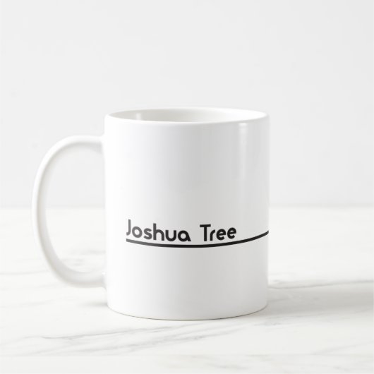 Mug Camping de remorque d'arbre de Joshua (Gauche)