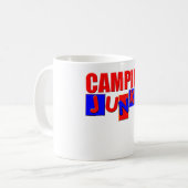 Mug Camping Drôle (Devant gauche)