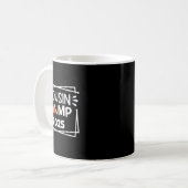 Mug Camping drôle de cousins 2025 Équipe de vacances e (Devant gauche)