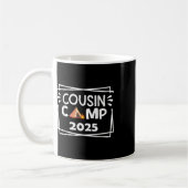 Mug Camping drôle de cousins 2025 Équipe de vacances e (Gauche)