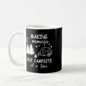 Mug Camping drôle faire des souvenirs un terrain de ca (Gauche)