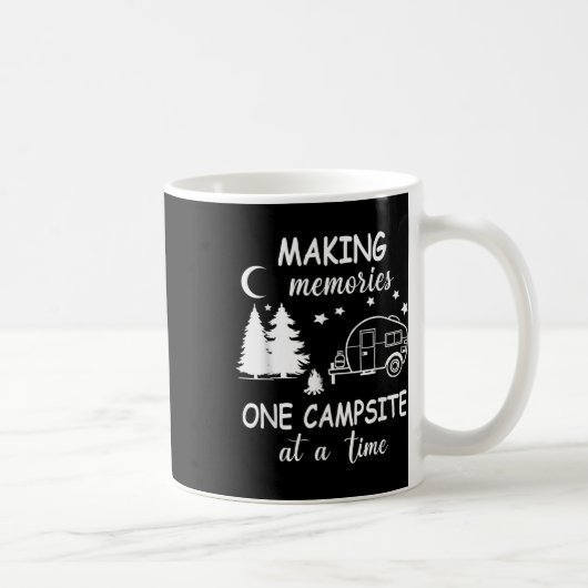Mug Camping drôle faire des souvenirs un terrain de ca (Droite)