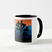 Mug Camping du désert du parc national Retro Joshua Tr (Devant droit)
