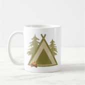 Mug Camping En Périphérie Dans La Nature (Gauche)