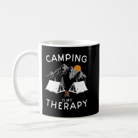 Mug Camping est ma thérapie dans la nature pour la ran (Gauche)