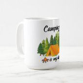 Mug Camping est ma thérapie mignonne (Devant gauche)