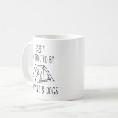 Mug Camping Et Chiens (Devant gauche)