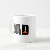 Mug Camping et père de randonneur randonnée (Devant gauche)