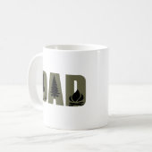 Mug Camping et père de randonneur randonnée (Devant gauche)