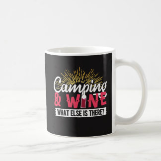 Mug Camping et vin !  Qu'y a-t-il ?  Conception
