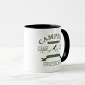 Mug Camping extérieur vie de camping (Devant droit)