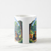 Mug Camping familial rustique moderne (Centre)
