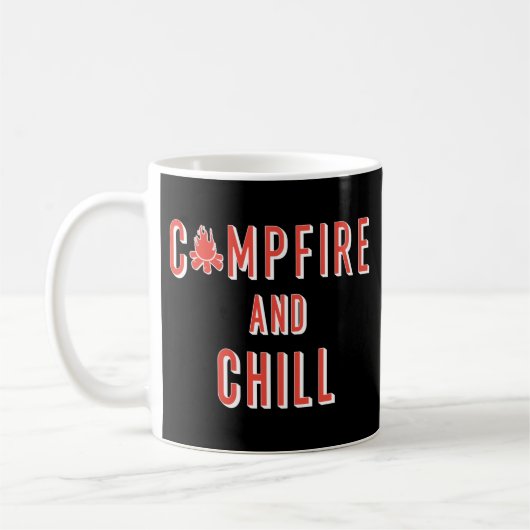 Mug Camping Feu De Campagne Et Chill (Gauche)