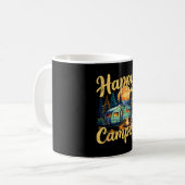 Mug Camping heureux drôle de feu de camp garçon en bas (Devant gauche)