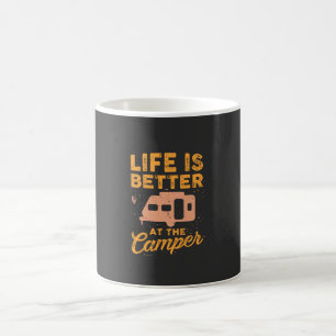 Mug Camping - La vie est meilleure chez le caravaneur