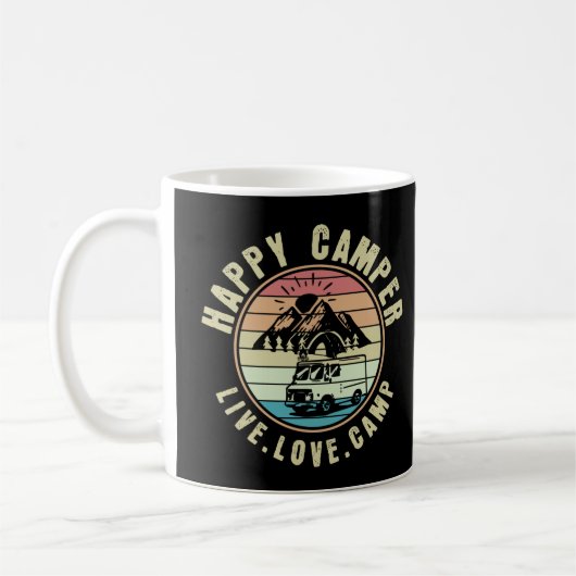 Mug Camping - Live. Amour. Camp extérieur (Gauche)