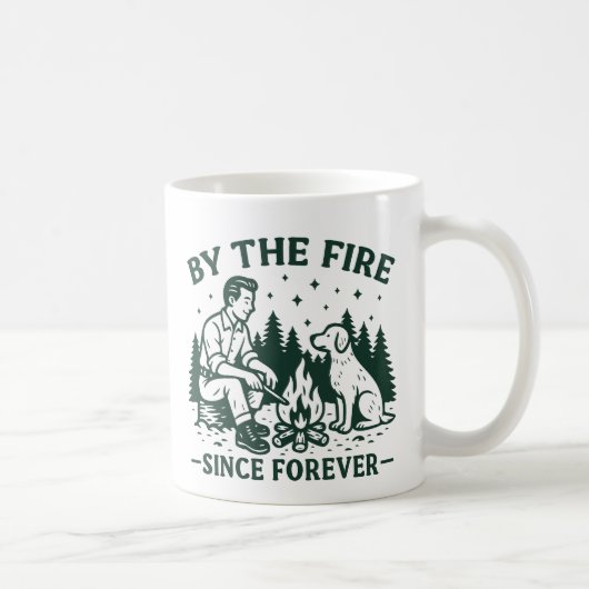 Mug Camping moderne au bord du feu (Droite)