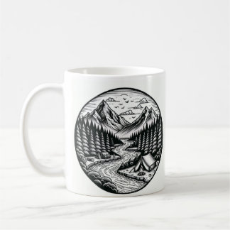 Mug Camping, Mug Enamel Pour Campeurs, Mug De Mont