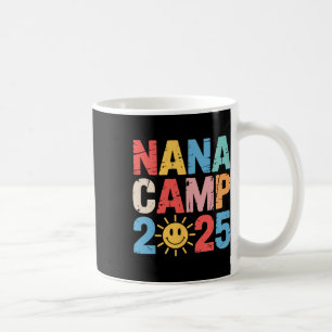 Mug Camping Nana Camp 2025 Vacances familiales Camp d'