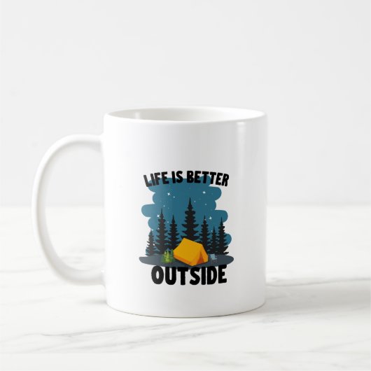Mug Camping Outdoor Lover (Gauche)