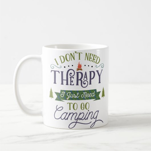 Mug Camping pas de thérapie (Gauche)